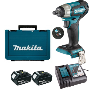 Máy siết bu lông dùng pin Makita DTW181RFE (kèm 2 pin 3.0AH+ sạc nhanh)