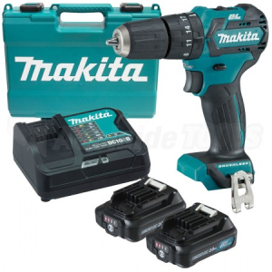 Máy khoan búa, vặn vít dùng pin Makita HP332DSAE(kèm 02 pin 2.0 + sạc)