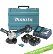 Máy mài dùng pin Makita DGA518RTE (125mm) (kèm 2pin 5.0Ah   sạc nhanh) Máy mài dùng pin Makita DGA518RTE (125mm) (kèm 2pin 5.0Ah   sạc nhanh)