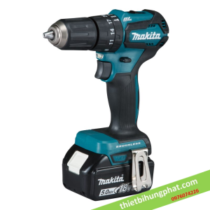 Máy khoan búa, vặn vít dùng pin Makita DHP483RFE (kèm 2 pin 3.0AH   sạc nhanh)