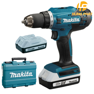 Máy Khoan vặn vít dùng pin Makita DF488D002 (Sạc tiết kiệm DC18WB, 2 pin 1.5Ah(BL1815G))