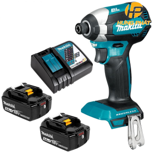 Máy vặn vít dùng pin Makita DTD153RTE (Sạc nhanh(DC18RC), 2 pin 5.0Ah(BL1850B))