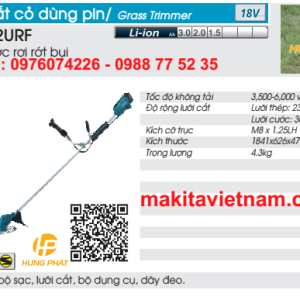 Máy cắt cỏ dùng pin Makita DUR182L