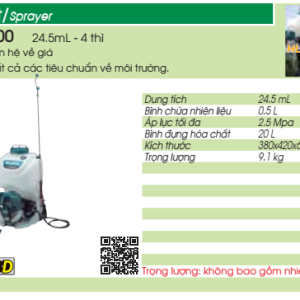 Máy phun thuốc chạy xăng Makita EVH2000
