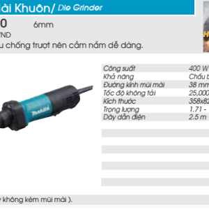 Máy mài khuôn Makita GD0600