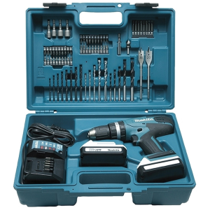 Máy Khoan vặn vít dùng pin Makita HP488DYEX1 (kèm bộ phụ kiện 74 món)