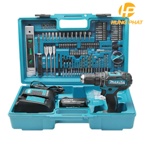 Máy khoan búa, vặn vít dùng pin Makita DHP482SFX6 (101 CÁI (kèm 01 pin 3.0 + sạc)