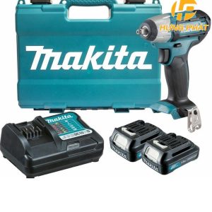 Máy Siết Bu Lông Dùng Pin Makita TW140DSYE (Sạc nhanh(DC10SB), 2 pin 1.5Ah(BL1016))