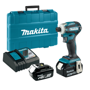 Máy vặn vít dùng pin 18v Makita DTD172RTE (Sạc nhanh DC18RC, 2 pin 5.0Ah BL1850B)
