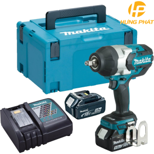 Máy siết bu lông dùng pin Makita DTW1002JX2 (12.7MM/DÂY ĐEO (kèm 02 pin 5.0 + sạc nhanh)