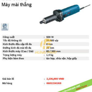 Máy mài thẳng Bosch GGS 5000L