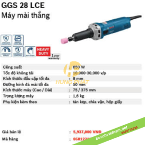 Máy mài thẳng Bosch GGS 28LCE