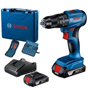 Máy khoan búa, vặn vít dùng pin 18V Bosch GSB 185-LI (kèm 2 pin, sạc)