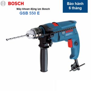Máy khoan động lực Bosch GSB 550 (bộ set valy 80 món phụ kiện ngành điện)
