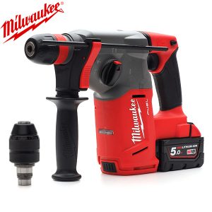 Máy khoan búa Milwaukee M18 CHX-502C (2 pin 18V:5Ah + Sạc)