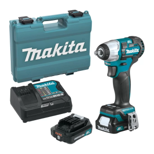 Máy siết bu lông dùng pin Makita TW160DSAE (9.5MM/BL) (kèm 02 pin 2.0 + sạc)